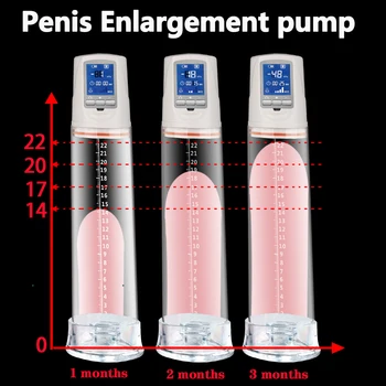 Elektrikli Penis Pompası Seks Oyuncakları Erkekler için Erkek Masturbator Penis Extender Penis Vakum Pompası extender Penis Büyütme Artırıcı