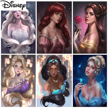 Elmas Boyama Disney Prenses 5D Dıy Karikatür Karakter Marka Yeni Kakma Rhinestone Çapraz Dikiş Dekoratif Boyama Sanat Hediye