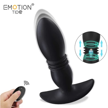 Erkek Anal Plug Vibratör prostat masaj aleti Uzaktan Titreşim Anal Seks Cihazı erkek Mastürbasyon Vajina Seks Oyuncakları Yetişkin Ürünleri