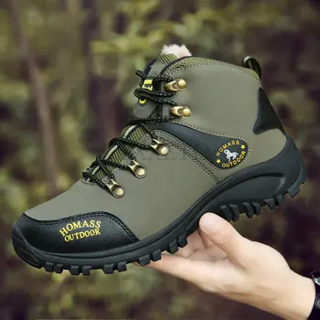 Erkekler Su Geçirmez yürüyüş ayakkabıları Nefes Taktik Savaş asker botu Yeni açık tırmanma ayakkabıları kaymaz Trekking Sneakers Erkekler İçin