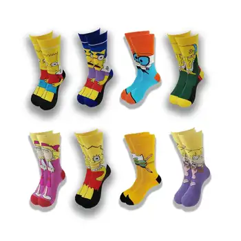 Erkekler ve Kadınlar için sıcak Satış Çorap İlkbahar ve Sonbahar kıdemli Tasarım Rahat Kaykay Pamuk Çorap