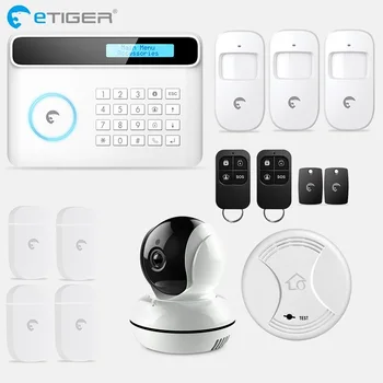 eTiger S4 GSM Alarm Sistemi Kablosuz Ev Güvenlik GSM hırsız alarmı