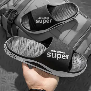 Ev seyahat sandalet moda banyo terliği kişilik Koreli öğrencilerin kapalı anti koku anti kayma yumuşak alt plaj ayakkabısı