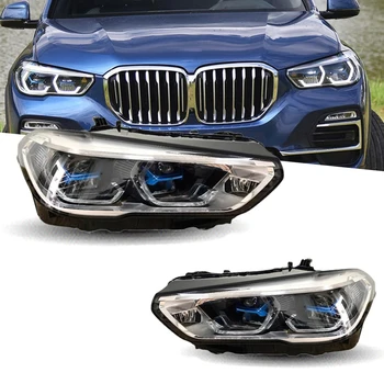 Far BMW X5 G05 LED Farlar 2019-2022 Kafa Lambası Araba Styling DRL Sinyal Projektör Lens Otomotiv Aksesuarları Ön