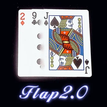 Flap 2.0 Sihirli Hileler Sahne Yakın Magie Sürekli Değişim İki Kez Kart Magica Mentalism Illusion Hile Prop trucos de magia