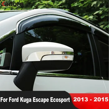 Ford Kuga Escape Ecosport 2013 2014 2015 ABS Krom Yan Kapı dikiz aynaları Şerit Kapak Trim Kalıplama Araba Aksesuarları 2 adet