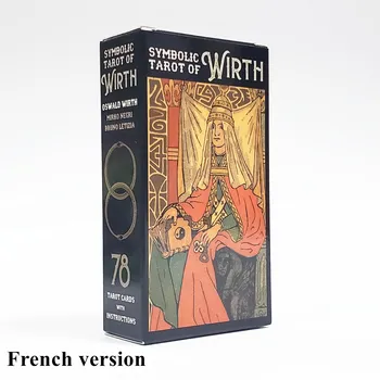 Fransız Sembolik Tarot of Wirth Tarot Kartları Oracle Kartları Kehanet Kader Tarot yük platformu Oyunu Yetişkin Tarot Güverte Astroloji