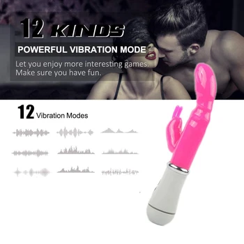 G-spot Gizli Güçlü Yapay Penis tavşan Vibratör vajina Klitoral anal Stimülasyon kadın Seks makinesi Oyuncak Ürünleri Erotik yetişkin