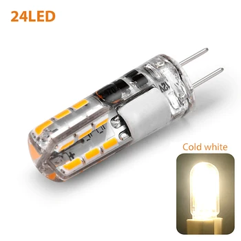 G4 Led ampul 24/48LED AC / DC12V 3014SMD lamba sıcak beyaz / beyaz açı led ışık 360 ışın açısı avize ışığı
