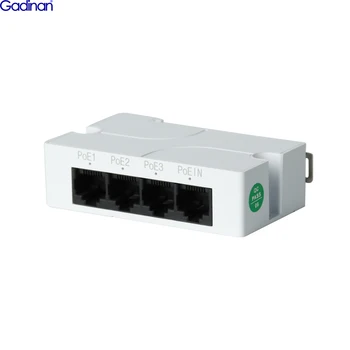 Gadınan 1 ila 3 Port PoE Genişletici Pasif Basamaklı IEEE802.3af IP Bağlantı Noktası İletim Genişletici POE Anahtarı NVR IP Kamera