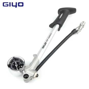 GIYO GS-02D MTB Bisiklet Taşınabilir Pompa 300 psi Bisiklet Çatal Amortisör Pompaları Bisiklet Yüksek Basınçlı Şişirme Schrader Vana