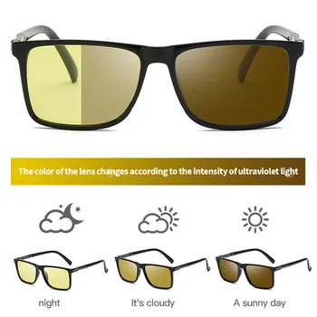 Görüş Nocturna Kadın Erkek Gece görüş Gözlüğü Polarize Parlama Önleyici Lens Sarı Güneş Gözlüğü Sürüş gece görüş gözlüğü Araba İçin