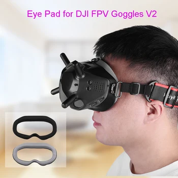 Göz Pedi DJI Avata FPV Gözlük V2 Yumuşak Pamuk Karışımı Yedek Ön Kapak Göz Pedi Aracı Drone Aksesuarları Yumuşak Gözlük V2