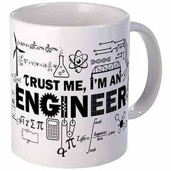 Güven Bana ben Bir Mühendis Kupalar Benzersiz Kahve Kupa, Kahve Fincanı