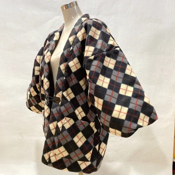 Hanten Japon Tarzı Kimono Hırka Kadın Geleneksel Kış Sıcak Pamuk Yukata Erkekler Coat Dış Giyim Asya Ev Giysileri Haori