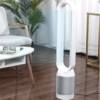 Hava Arıtma Sirkülasyon Bladeless Fan Ultra Sessiz yatakhane masası Zemin Elektrikli Fan Kulesi Fanı Bladeless Fan Odası Fan