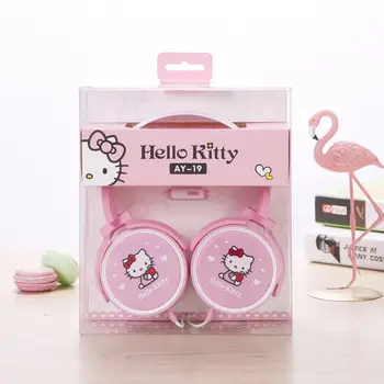 Hello Kitty Kız Serisi Karikatür Kulaklık Mini Kulaklık Taşınabilir Kulaklık Kılıfı Kutusu Kulaklık
