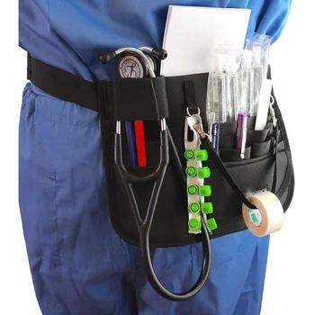 Hemşire Bel Çantaları tıbbi malzemeler Organizatör Çok amaçlı saklama çantası Kalem Bandaj Tıbbi Aletler Tutucu Hastane Malzemeleri