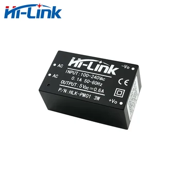 Hi-Link Ücretsiz kargo 20pcsHLK-PM01 AC DC 220 V için 5 V 3 W 600mA Adım Aşağı İzole Anahtarlama Güç Kaynağı Modülü AC DC trafo