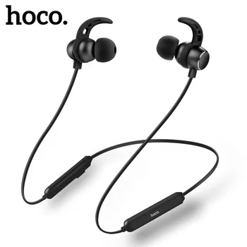 HOCO Spor Bluetooth Kulaklık IPX5 su geçirmez Kablosuz mikrofonlu kulaklıklar Stereo surround Bas iOS Android için Kulaklık