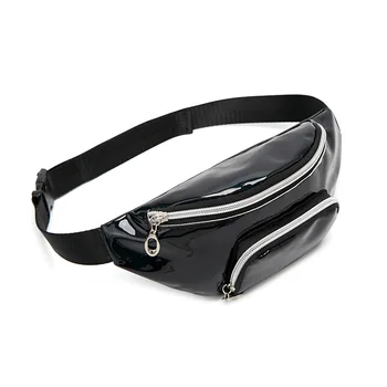 Holografik Bel Çantaları fanny paketi Kadın / Erkek bel çantası Lazer Bel Çantaları Açık Havada Seyahat Göğüs Kılıfı bel çantası