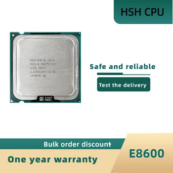 Intel Core 2 Duo E8600 3.3 GHz Çift Çekirdekli İŞLEMCİ İşlemci 6M 65W 1333 LGA 775