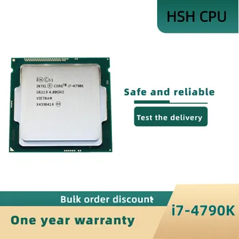 Intel Core i7-4790K i7 4790K Dört Çekirdekli Sekiz iplik CPU işlemci 88W 8M LGA 1150