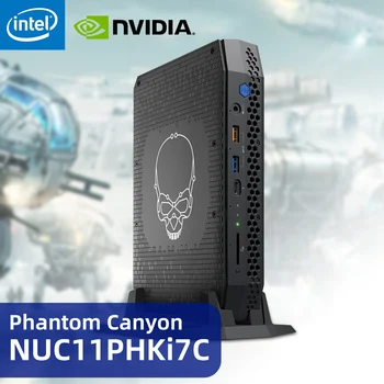 Intel Mini PC NUC11PHKı7C Phantom Kanyon Çekirdek i7-1165G7 NVIDIA GeForce RTX 2060 Thunderbolt 4 WiFi Windows 10 Linux Masaüstü