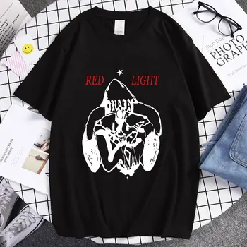 Isveç Rapçi Bladee 333 Tee Gömlek Drenaj Gang kırmızı ışık karakter Paten Yaz Pop Hip Hop T-shirt Pamuk Erkekler Bayan T Shirt