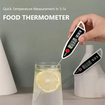 Iğne Gıda Termometre Elektronik BARBEKÜ Pişirme Barbekü Termometre Ölçüm Yağ Sıcaklık Dijital mutfak termometresi