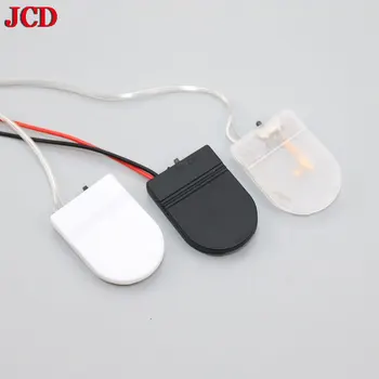 JCD 1 Adet CR2032 Düğme Düğme Pil Hücre Pil Soket Tutucu Kılıf Kapak İle ON / OFF Anahtarı 3V x 1 6V pil saklama kutusu