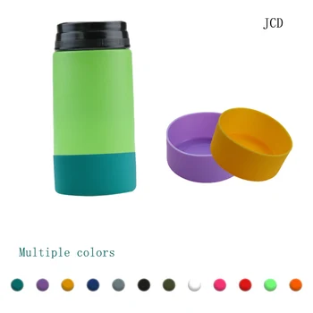 JCD 9cm Pratik Su Şişeleri İçin Spor Kayma Direnci Ev Kullanımı Fincan Alt Kapak Anti Kayma Kol Bardak Silikon Çizme