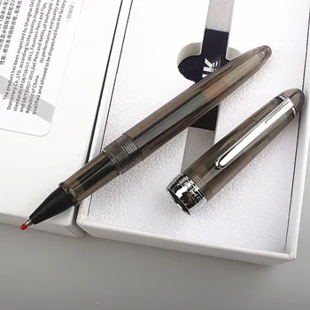 JİNHAO 992 plastik makaralı Tükenmez Kalem Şeffaf Döndür Klip klasik tarzı 0.5 MM jel kalem Kırtasiye Öğrenci Ofis okul malzemeleri