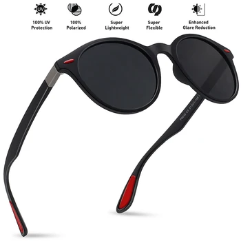 JULI Klasik Polarize Güneş Gözlüğü Erkek Spor Kadın Sürüş Yürüyüş Kare Ultralight Çerçeve güneş gözlüğü UV400 Gafas De Sol MJ8011