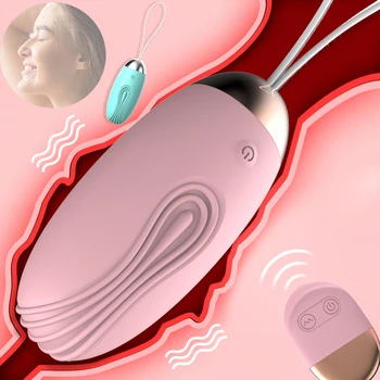 Kablosuz Vibratör Uzaktan Kumanda Vajinal Yumurta Görünmez Giyilebilir kadın Seks Oyuncakları Klitoral G noktası Stimülatörü Samimi Topları