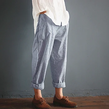 Kadın Pantolon Rahat Gevşek Cepler Pantolon Yaz Sonbahar Moda Streetwear Kadın harem pantolon Harajuku Pantolon