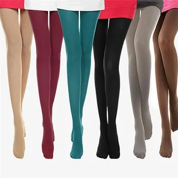 Kadın Seksi Tayt Şeker Renk Külotlu Çorap Çok Renkli Kadife Tayt Kadınlar Dikişsiz Nefes Rahat Uzun Çorap