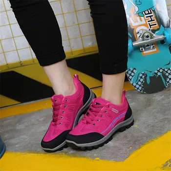 Kadınlar Açık Su Geçirmez yürüyüş ayakkabıları seyahat ayakkabısı 2021 Sonbahar kaymaz Nefes Sneakers Erkekler trekking ayakkabıları Tırmanma Ayakkabıları