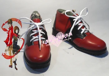 Kagerou Projesi Kisaragi Shintaro Kırmızı Kısa Cosplay Ayakkabı Çizme H016