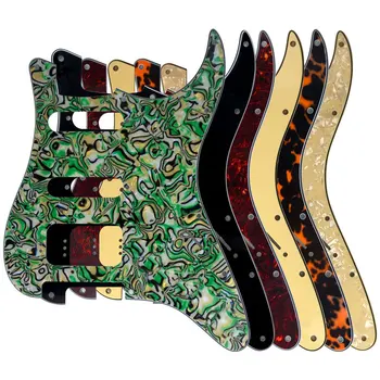 Kaliteli Gitar Parçaları-ABD Fd 11 Vida Delikleri MIM Başlangıç HSS SSH Humbucker Gitar Pickguard Hiçbir Kontrol Deliği Scratch Plaka