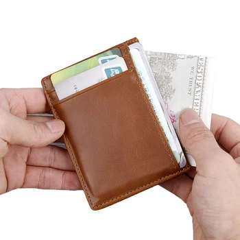 Kart tutucu İnce Banka Kredi Kartı KİMLİK Kartları bozuk para kesesi Kılıf Çanta Cüzdan Organizatör Kadın Erkek İnce kartvizit cüzdanı