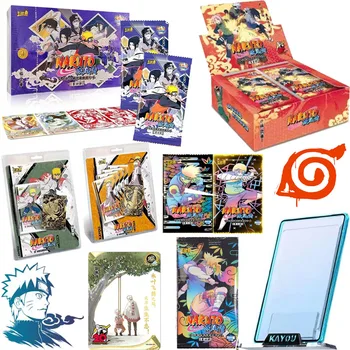Kayou Naruto Karikatür Son Sıcak Damgalama Koleksiyonu Flash Kart Gaara Uchiha Sasuke Anime Karakterler Oyuncak Noel doğum günü hediyesi