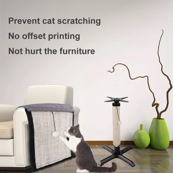 Kedi Kazıyıcı Mat kanepe kılıfı Mobilya Koruyucu Scratch Kurulu Kedi Scratcher Pençe Kalemtıraş tırmalama sütunu Kediler Sisal Oyuncak Pedi