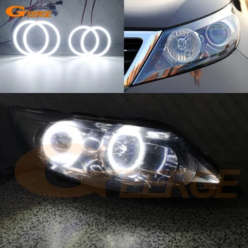 Kia Sportage için 3 SL 2010 2011 2012 2013 2014 2015 Ultra Parlak SMD LED Melek Gözler Kiti Halo Yüzükler Gün ışığı