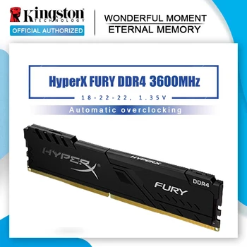 Kingston HyperX Fury Bellek modülü ram ddr4 16g 32g 3600 MHz memoria ram masaüstü