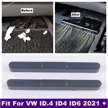 Koltuk altında Arka Zemin Arka AC ısıtıcı Klima Kanalı Havalandırma Kapağı Çıkış Kiti İçin Fit VW ID.4 ID4 ID6 2021 2022 Aksesuarları