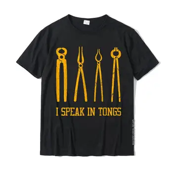 Komik Demirci Gömlek Demircilik Ben Konuşmak Maşa T-Shirt Erkek Büyük Boy Moda Üstleri T Shirt Pamuklu T-shirt Baskılı