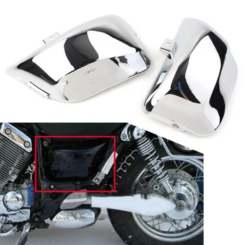 Krom Motosiklet ABS Fairing Yan Pil Kapağı Yamaha Virago 400 500 535 XV400 XV500 XV535 Sol+Sağ 1 Pari