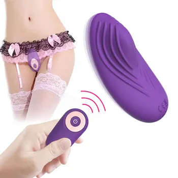 Külot G Noktası Klitoris Masajı Kablosuz Uzaktan Kumanda Vibratör Titreşimli Yumurta Giyilebilir Topları Vibratör Yetişkin Seks Oyuncak Kadınlar için