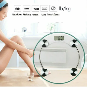 lb / kg dijital vücut tartı banyo tartısı akıllı dijital ağırlık ev elektronik tartı temperli cam